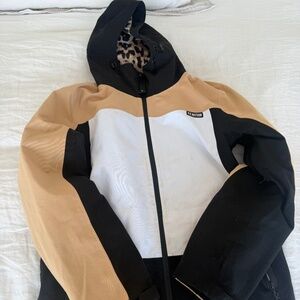 P.E. Nation OLYMPUS 2 IN 1 SNOW JACKET IN OPTIC WHITE